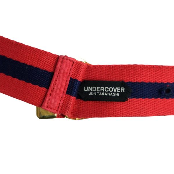 Undercover ‘Unicorn’ buckle striped belt | Grailed