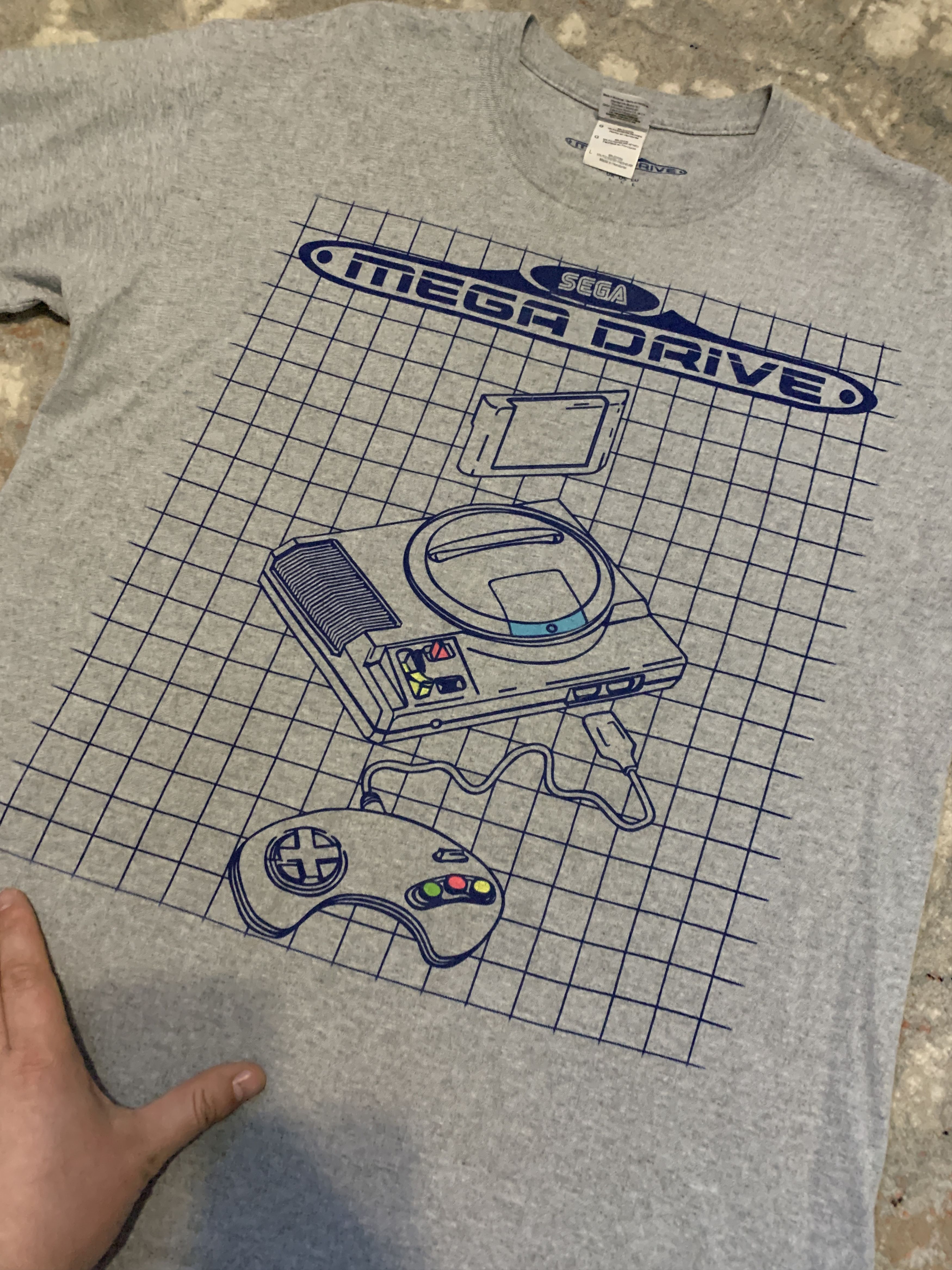 Vintage Mega Drive Sega Vintage T-Shirt Size US XL / EU 56 / 4 - 3 Thumbnail