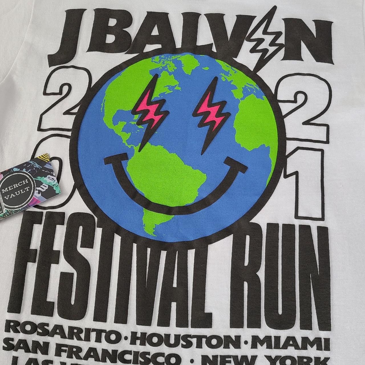 J Balvin J Balvin Govball NYC 2021 Festival Run Tee Size US S / EU 44-46 / 1 - 3 Thumbnail