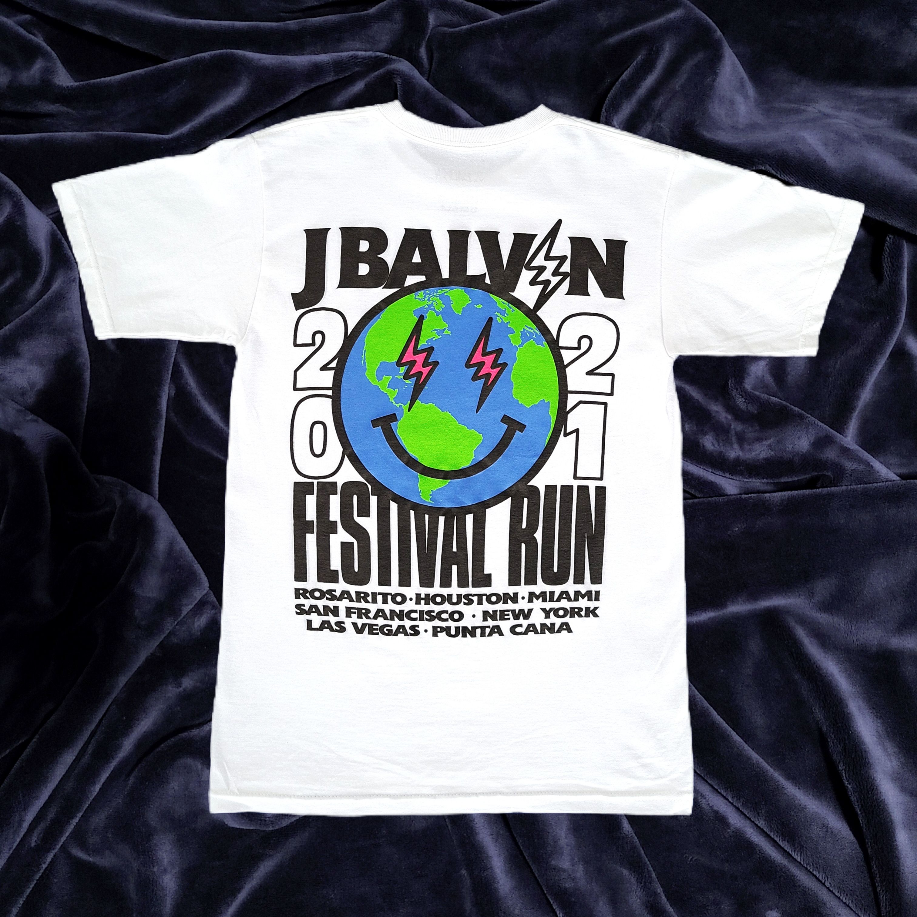 J Balvin J Balvin Govball NYC 2021 Festival Run Tee Size US S / EU 44-46 / 1 - 1 Thumbnail
