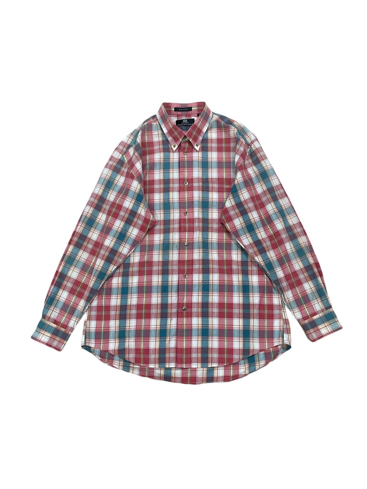 Balenciaga Rare Balenciaga Pour Homme Shirt Size US XL / EU 56 / 4 - 1 Thumbnail