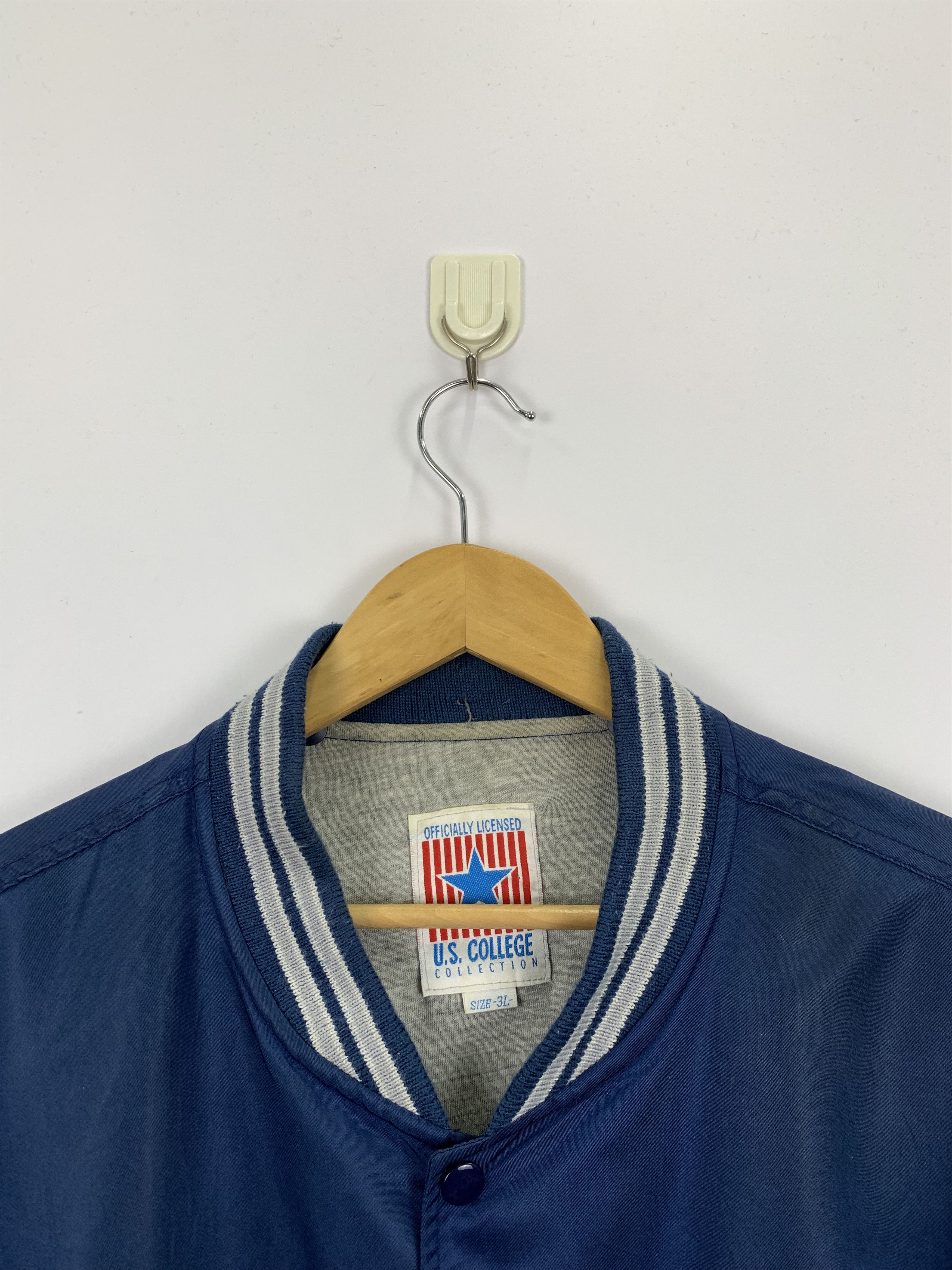 Other Vintage 90s Us College Georgetown Hoyas Bomber Jacket J0849 Size US XXL / EU 58 / 5 - 11 Thumbnail