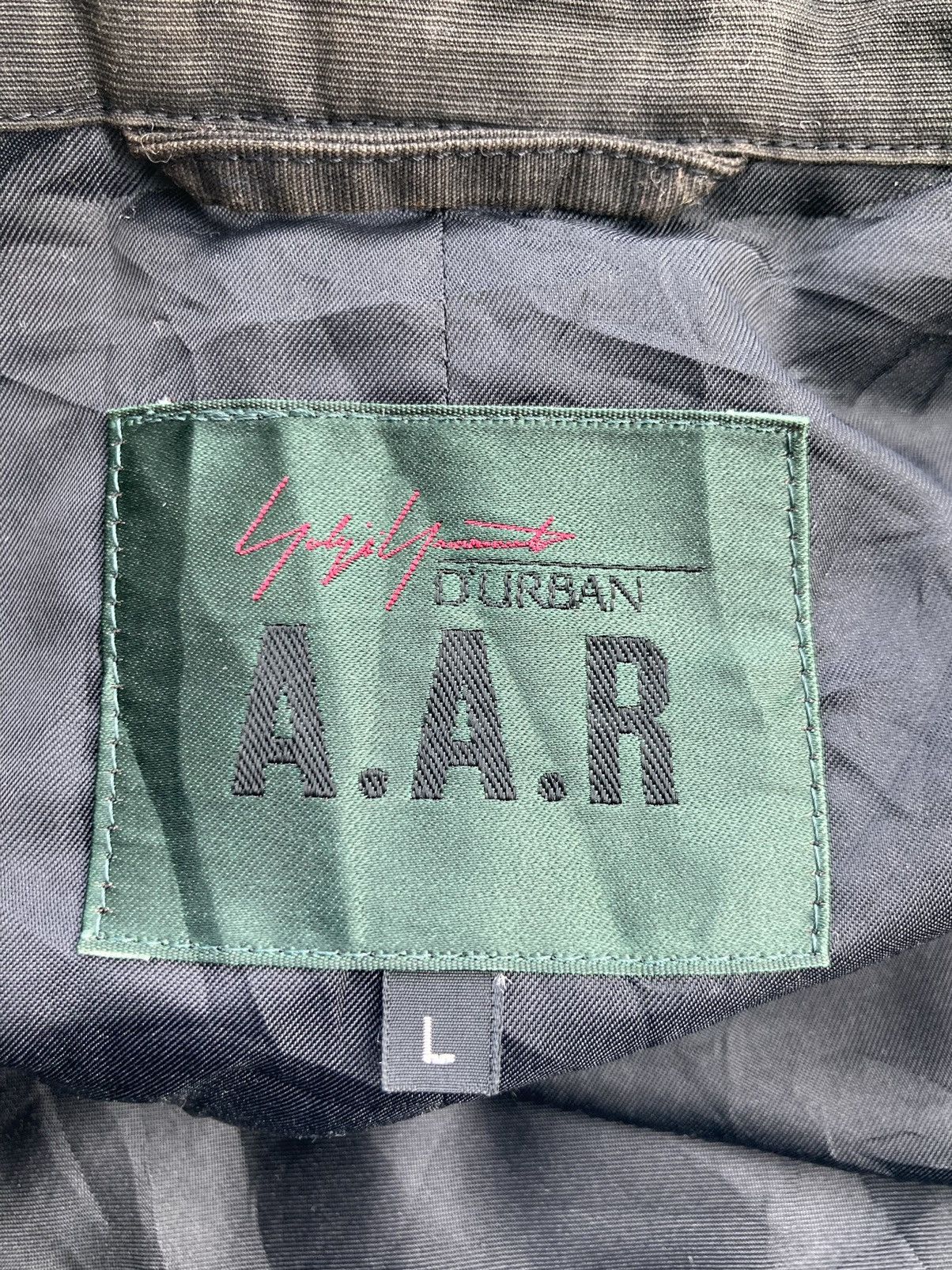 Yohji Yamamoto DISTRESSED YOHJI YAMAMOTO SIGNATURE AAR DURBAN JACKET Size US L / EU 52-54 / 3 - 12 Thumbnail