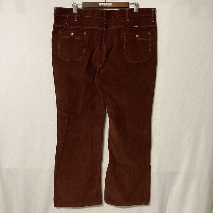 Vintage 60s-70s Wrangler Red Corduroy Bell Bottoms Flare 40x31 | Grailed