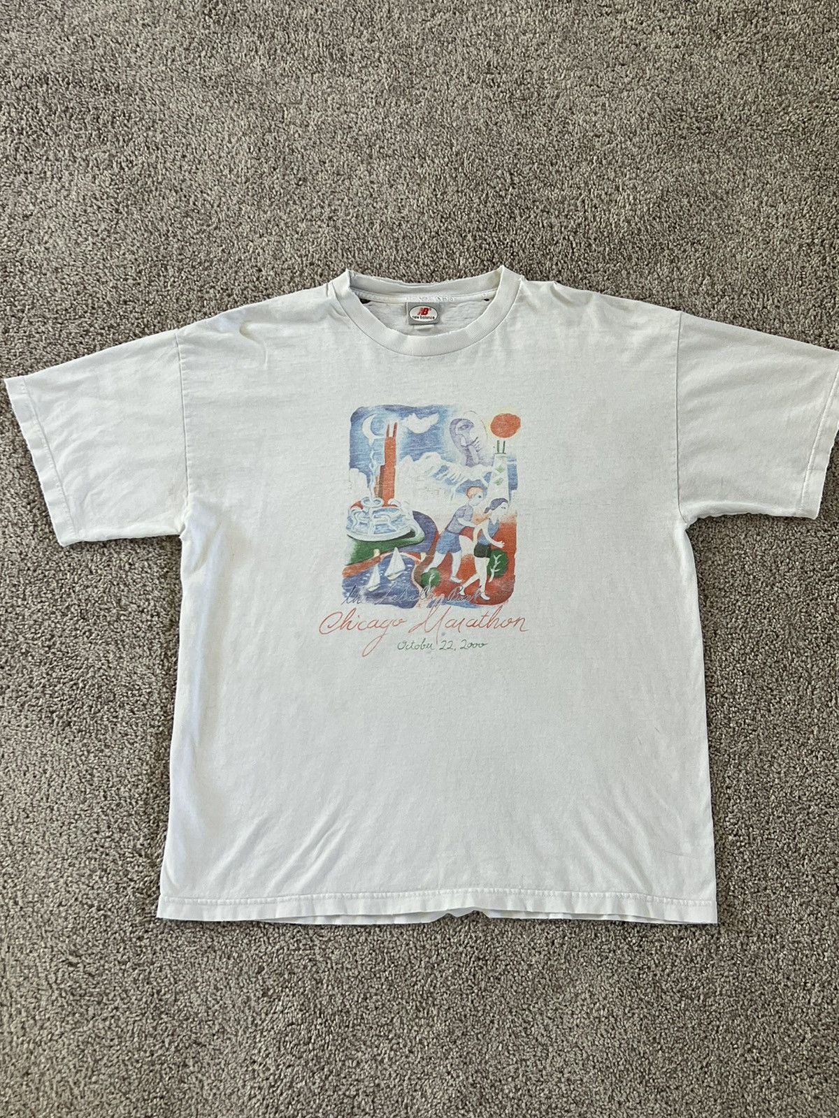 New Balance Vintage New Balance Chicago Marathon T-shirt 2000 