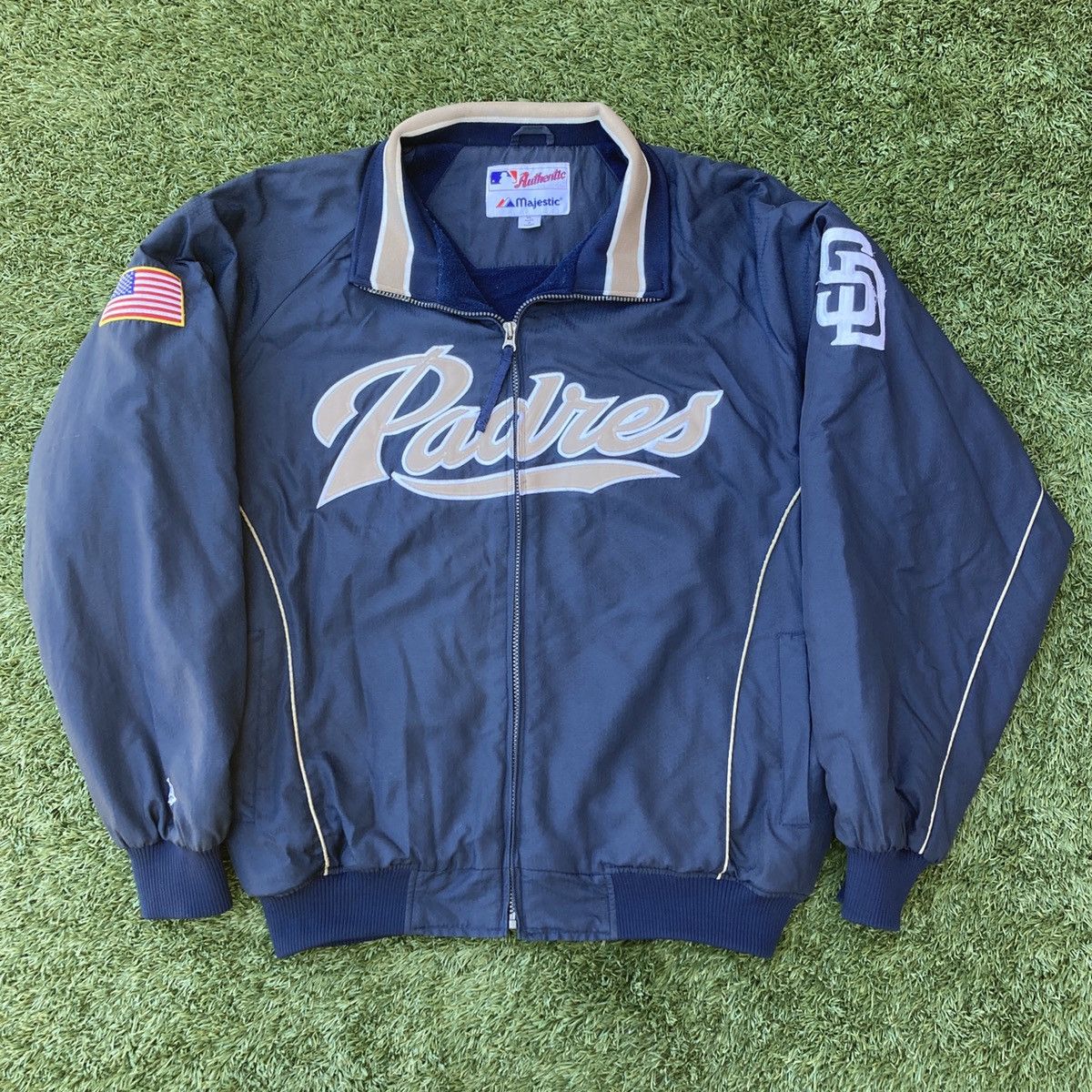 Vintage San Diego Padres Jacket AUTHENTIC Majestic MLB