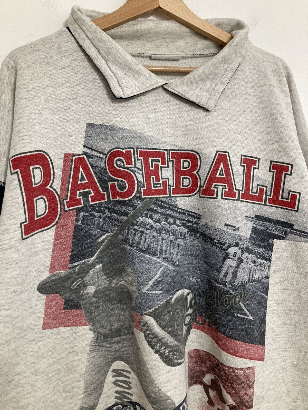 MLB × Vintage Vintage Baseball MLB USA Retro Sweatshirt 90s Size US L / EU 52-54 / 3 - 4 Thumbnail