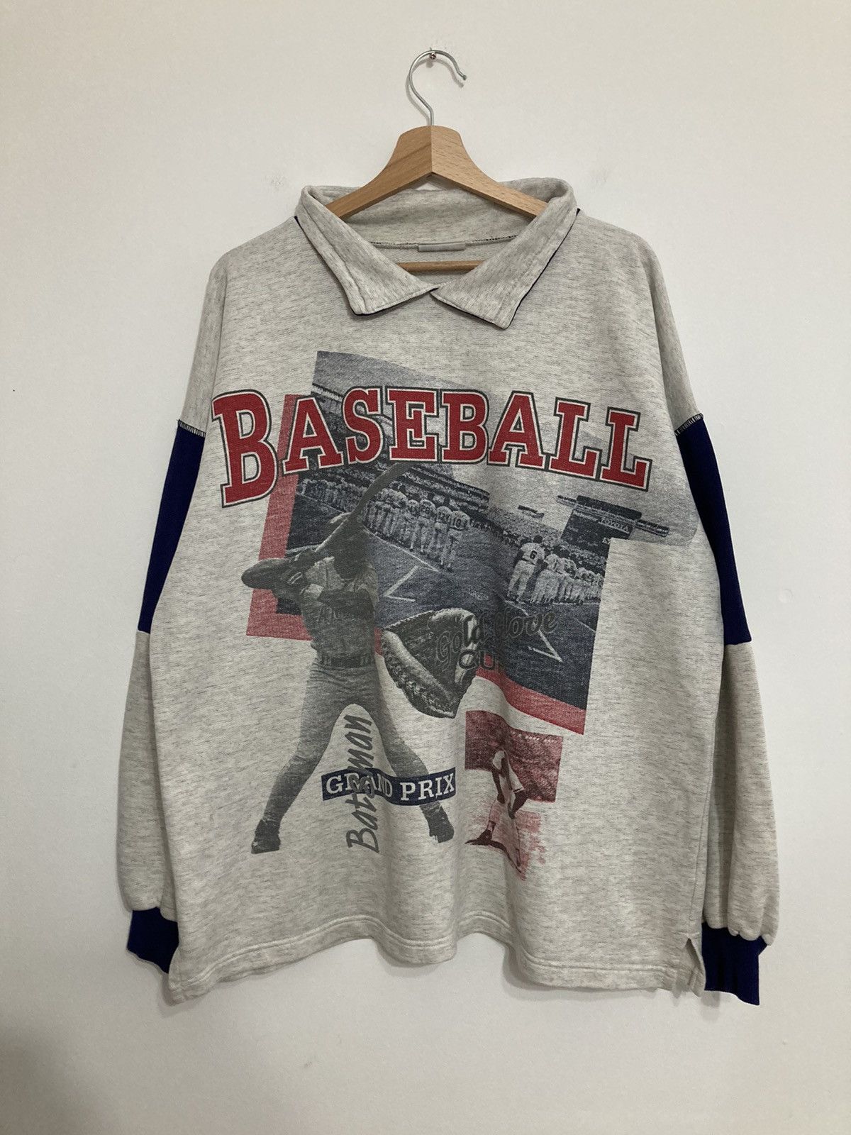 MLB × Vintage Vintage Baseball MLB USA Retro Sweatshirt 90s Size US L / EU 52-54 / 3 - 1 Thumbnail