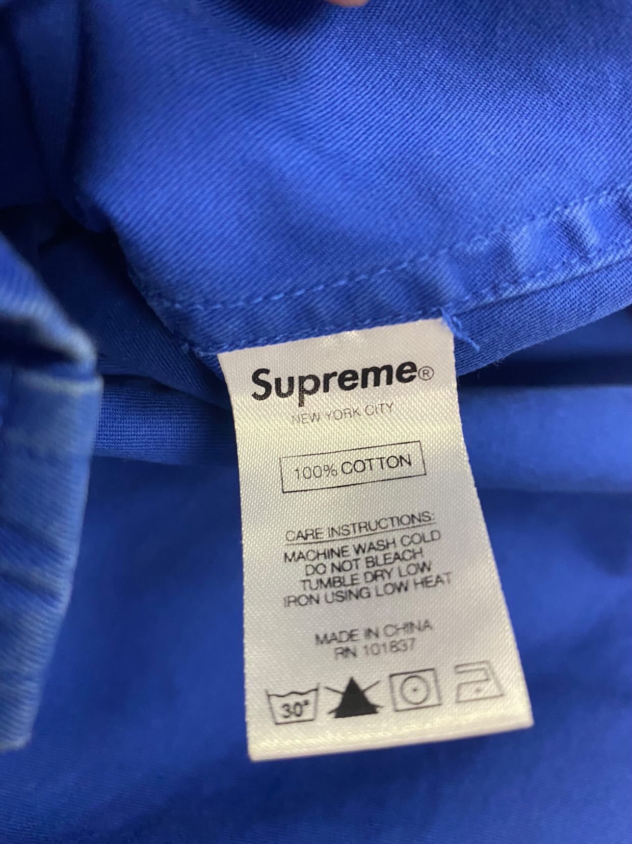 Supreme Supreme Button Up Dress Shirt 👔 Size US L / EU 52-54 / 3 - 3 Thumbnail