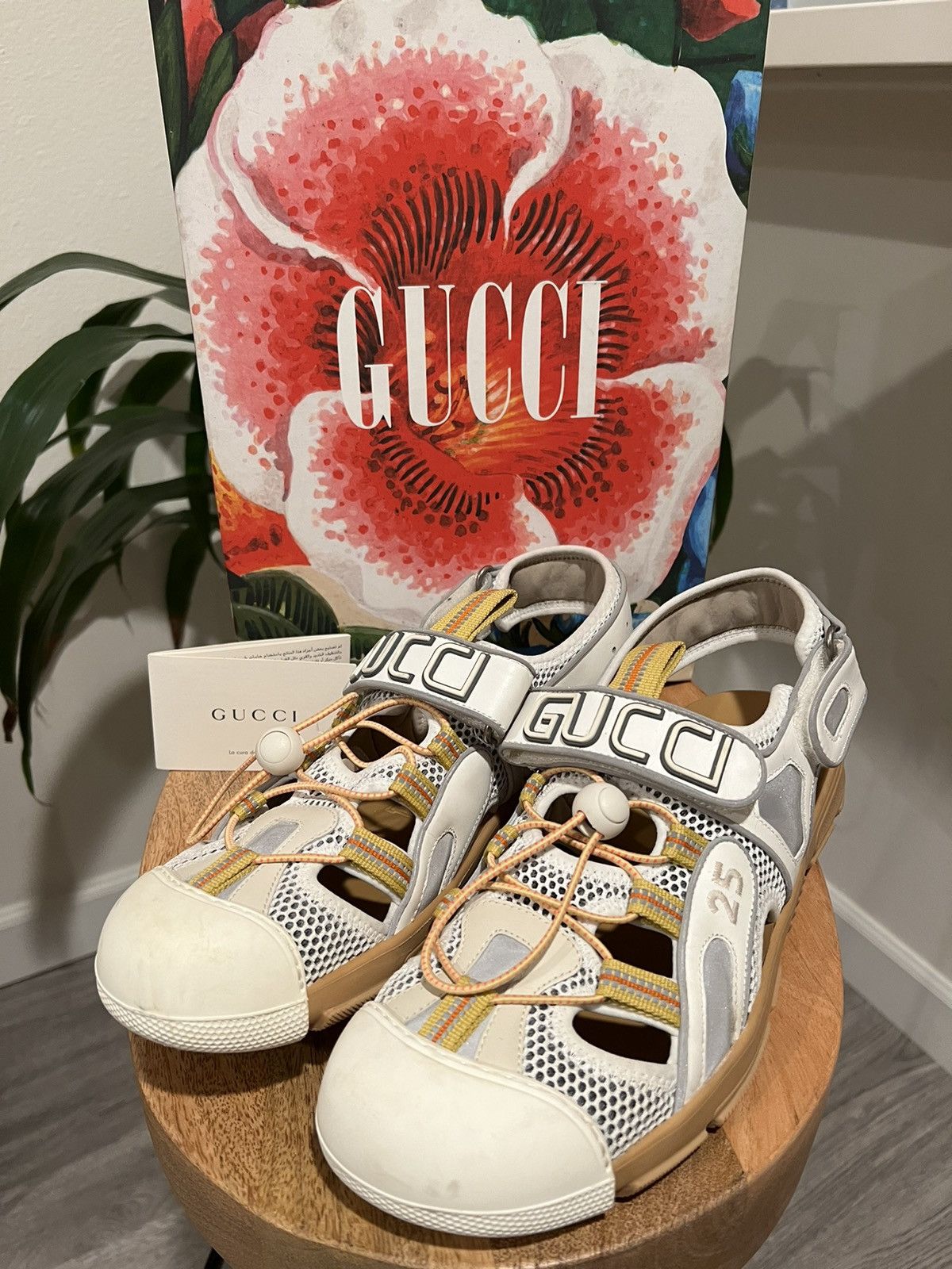 Gucci Gucci Leather and Mesh Flashtrek Sandal - Gucci Sandal Size US 10 / EU 43 - 8 Thumbnail