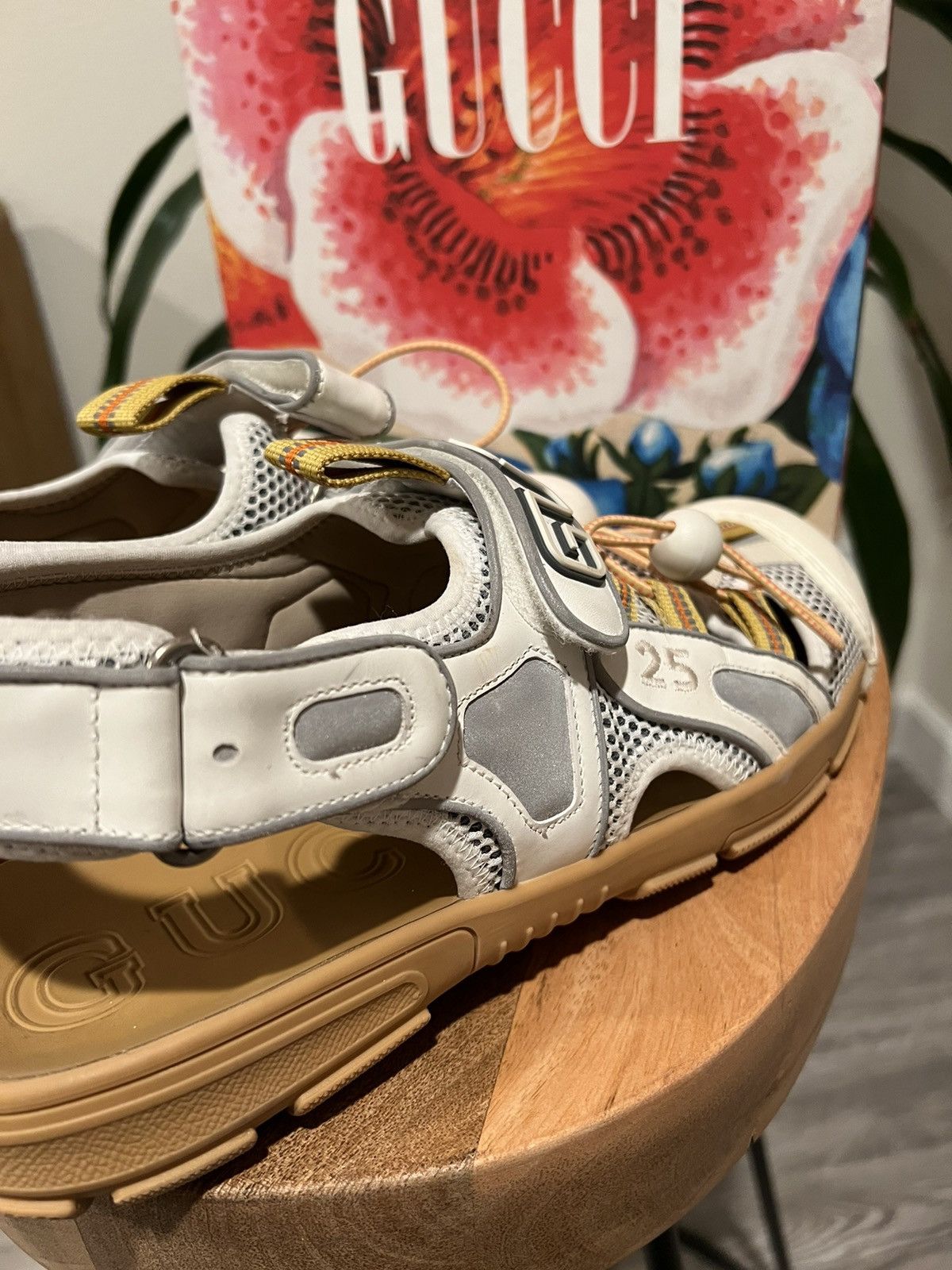 Gucci Gucci Leather and Mesh Flashtrek Sandal - Gucci Sandal Size US 10 / EU 43 - 10 Thumbnail