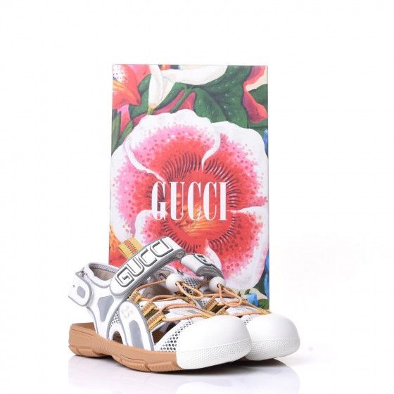 Gucci Gucci Leather and Mesh Flashtrek Sandal - Gucci Sandal Size US 10 / EU 43 - 4 Thumbnail