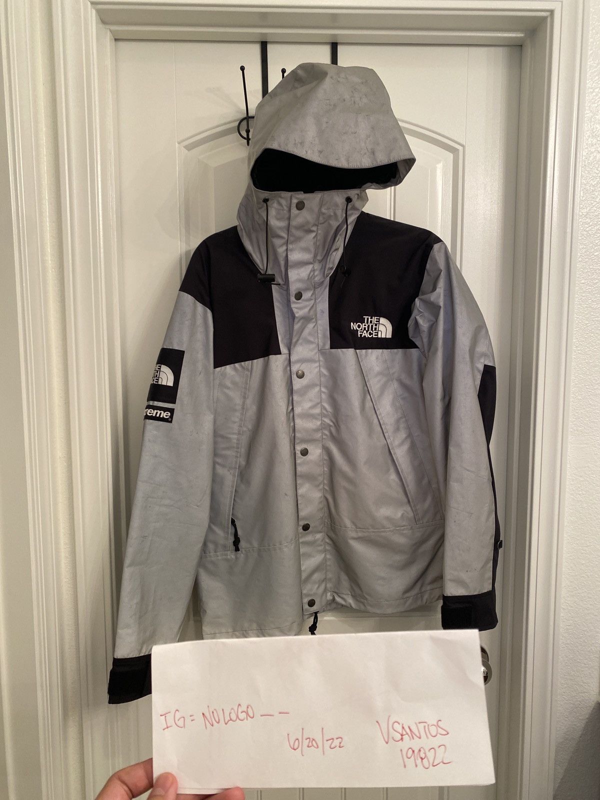 Supreme north best sale face 3m jacket