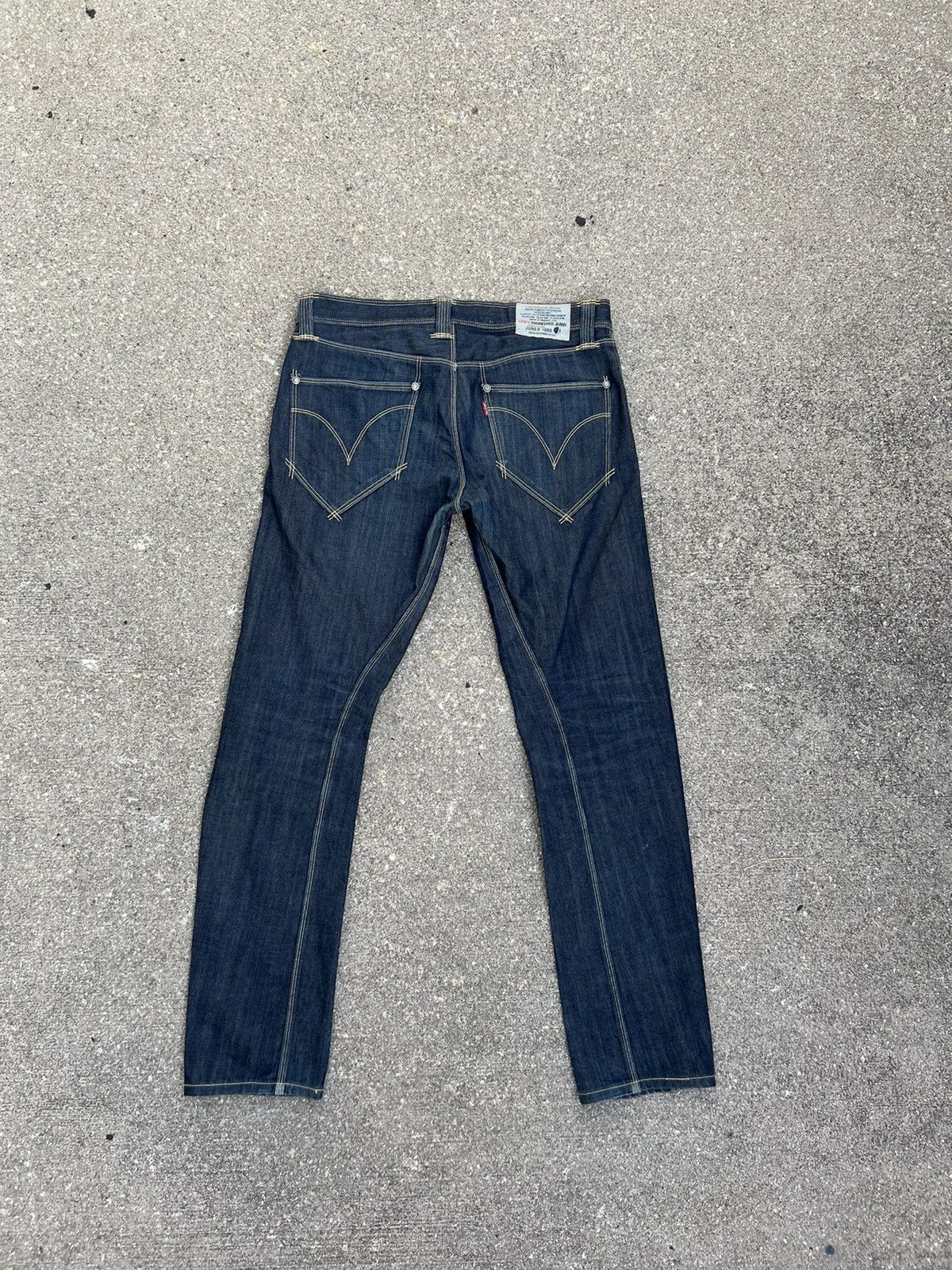 Japanese Brand × Levi's × Vintage Vintage 2001 Levi’s Engineered Skinny Denim Jeans Size US 33 - 2 Thumbnail