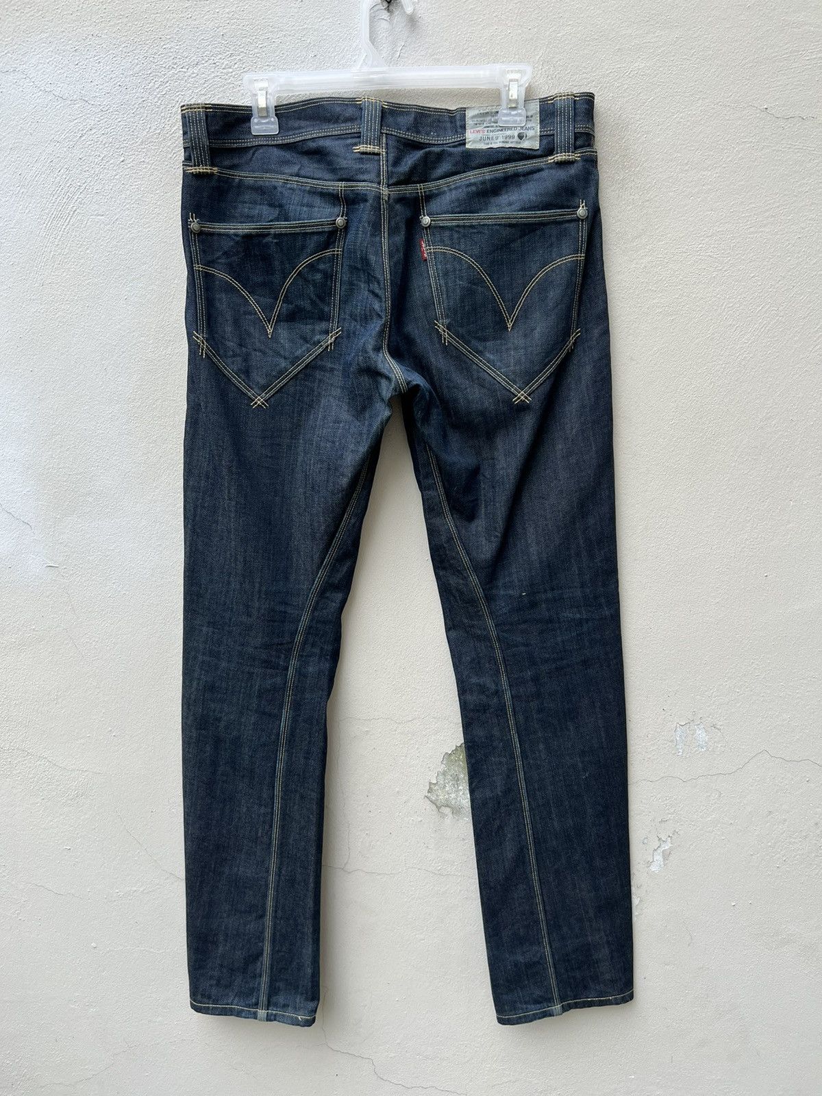 Japanese Brand × Levi's × Vintage Vintage 2001 Levi’s Engineered Skinny Denim Jeans Size US 33 - 11 Thumbnail