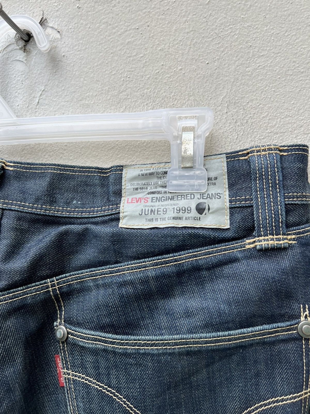 Japanese Brand × Levi's × Vintage Vintage 2001 Levi’s Engineered Skinny Denim Jeans Size US 33 - 15 Thumbnail