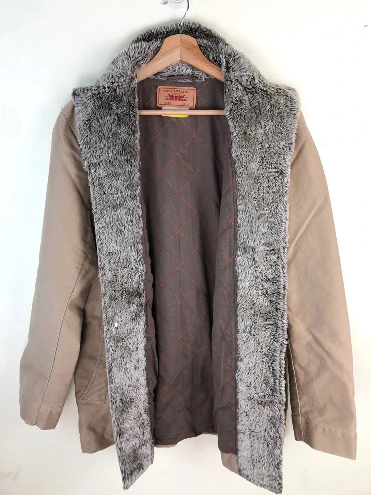 Levi's × Levi's Vintage Clothing × Vintage LeVi’s Sherpa Button Up Jacket Size US L / EU 52-54 / 3 - 1 Thumbnail