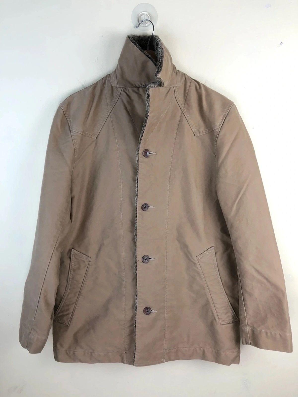 Levi's × Levi's Vintage Clothing × Vintage LeVi’s Sherpa Button Up Jacket Size US L / EU 52-54 / 3 - 2 Thumbnail