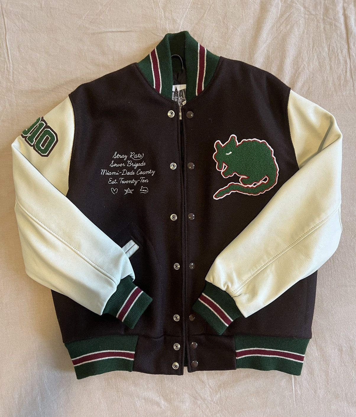 Stray Rats Stray Rats Varsity Jacket | Grailed
