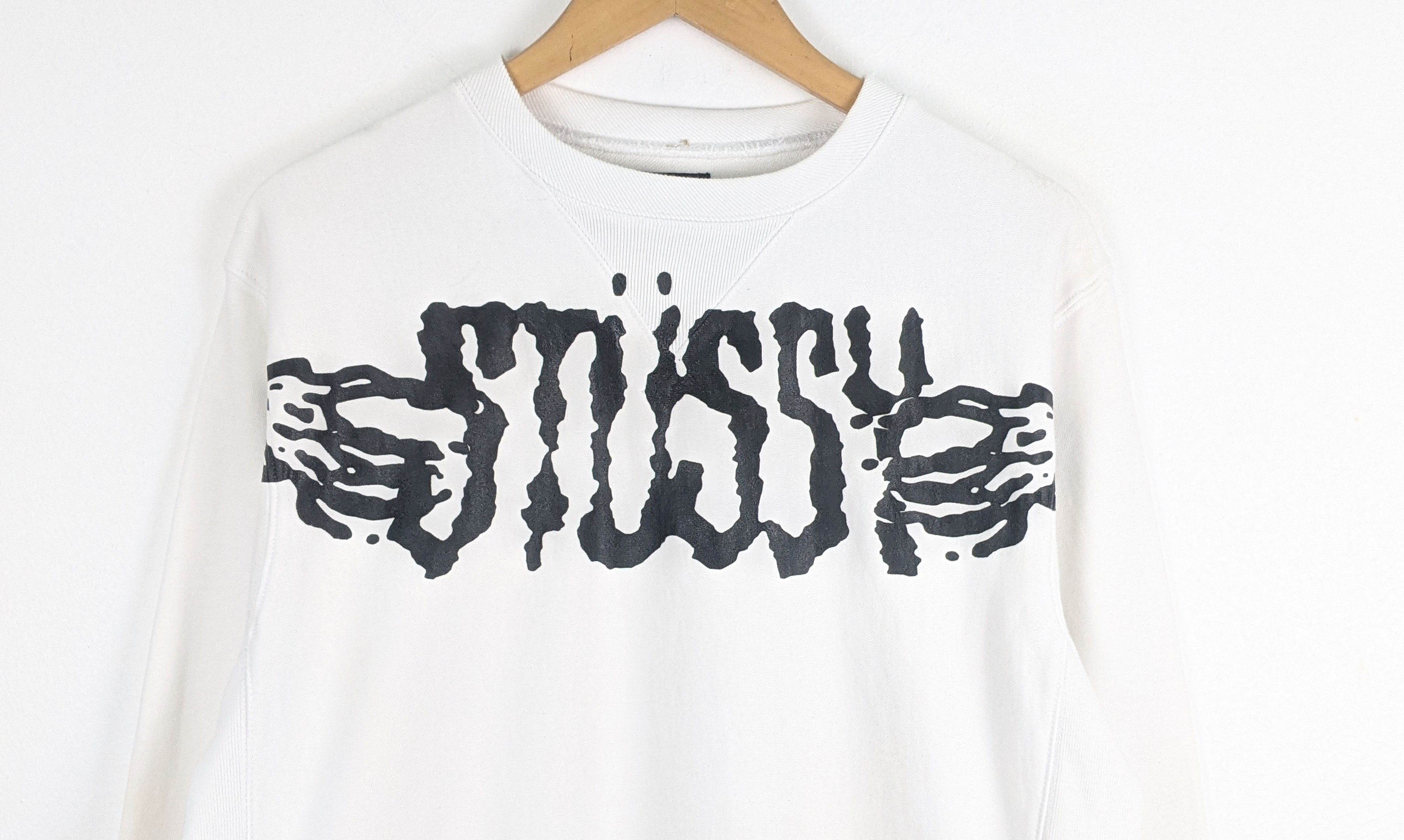 Stussy Vintage Stussy Spellout Jellyfish sweatshirt Size US L / EU 52-54 / 3 - 2 Thumbnail