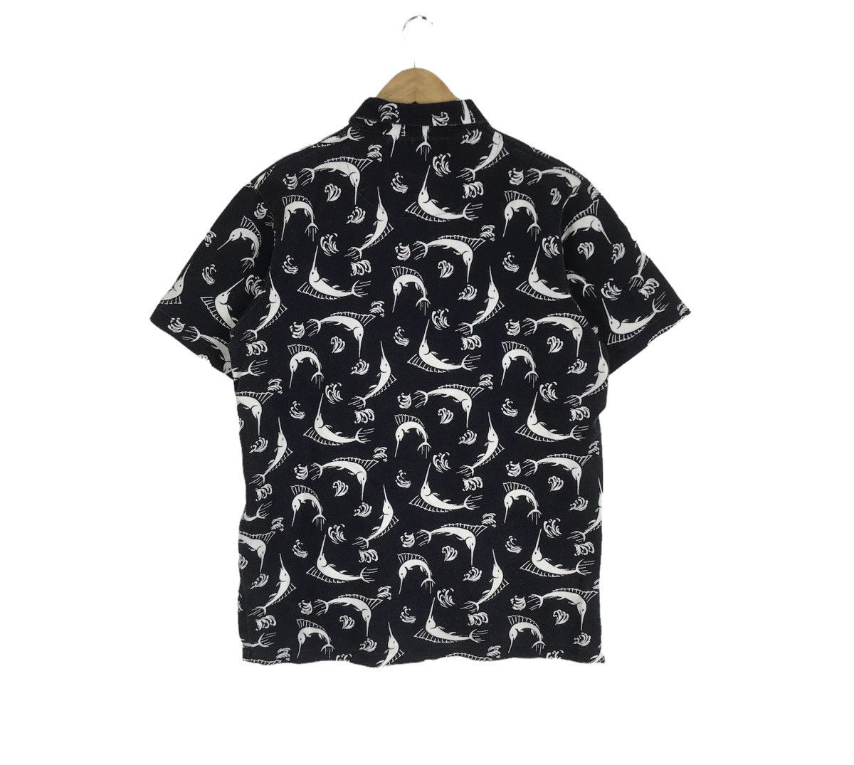 Polo Ralph Lauren × Vintage Vintage Polo Sport By Ralph Lauren Swordfish Fullprint Polo Size US M / EU 48-50 / 2 - 3 Thumbnail