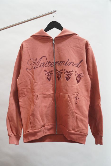 Travis Scott Cactus Jack for Mastermind Skull Zip Up Hoodie | Grailed
