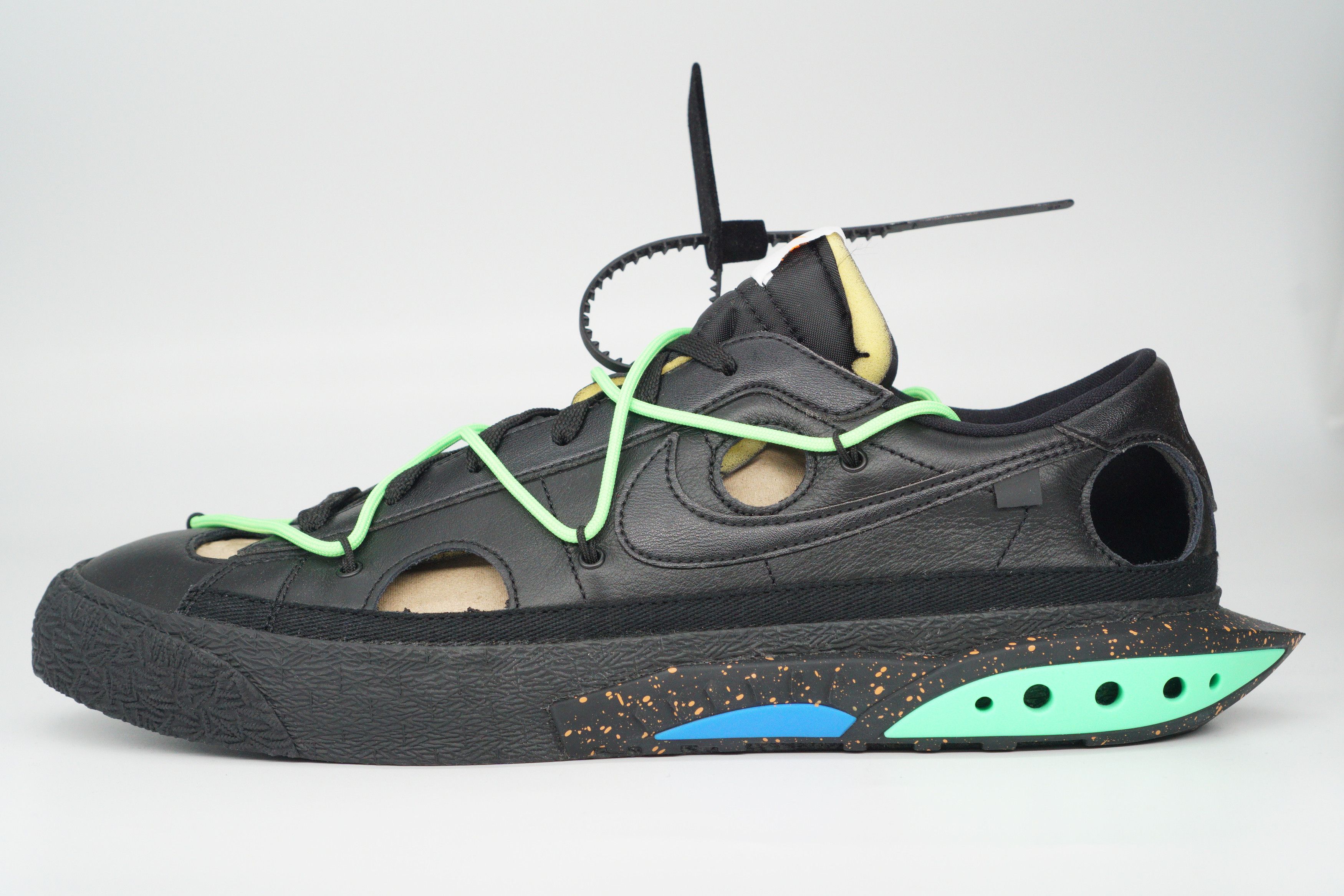 Nike Blazer Low Off-White Black Electro Green