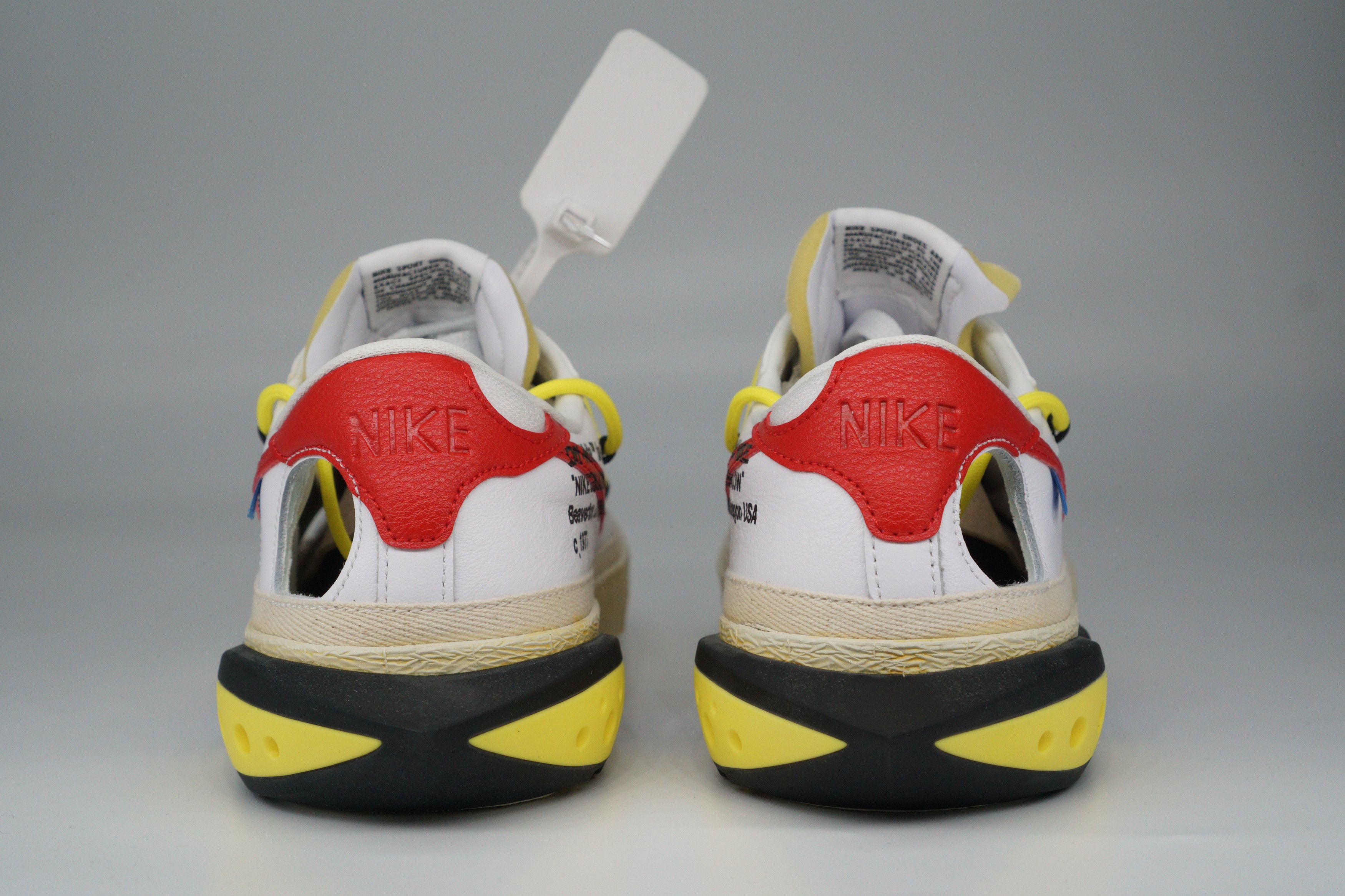 Nike × Off-White Nike Blazer Low Off-White University Red Size US 11.5 / EU 44-45 - 3 Thumbnail