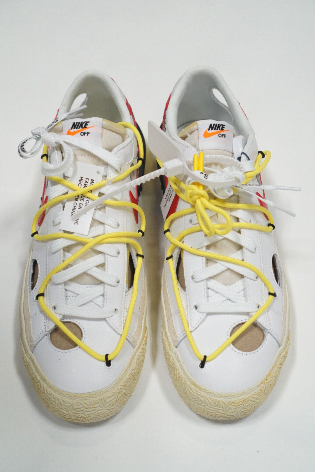 Nike × Off-White Nike Blazer Low Off-White University Red Size US 11.5 / EU 44-45 - 5 Thumbnail