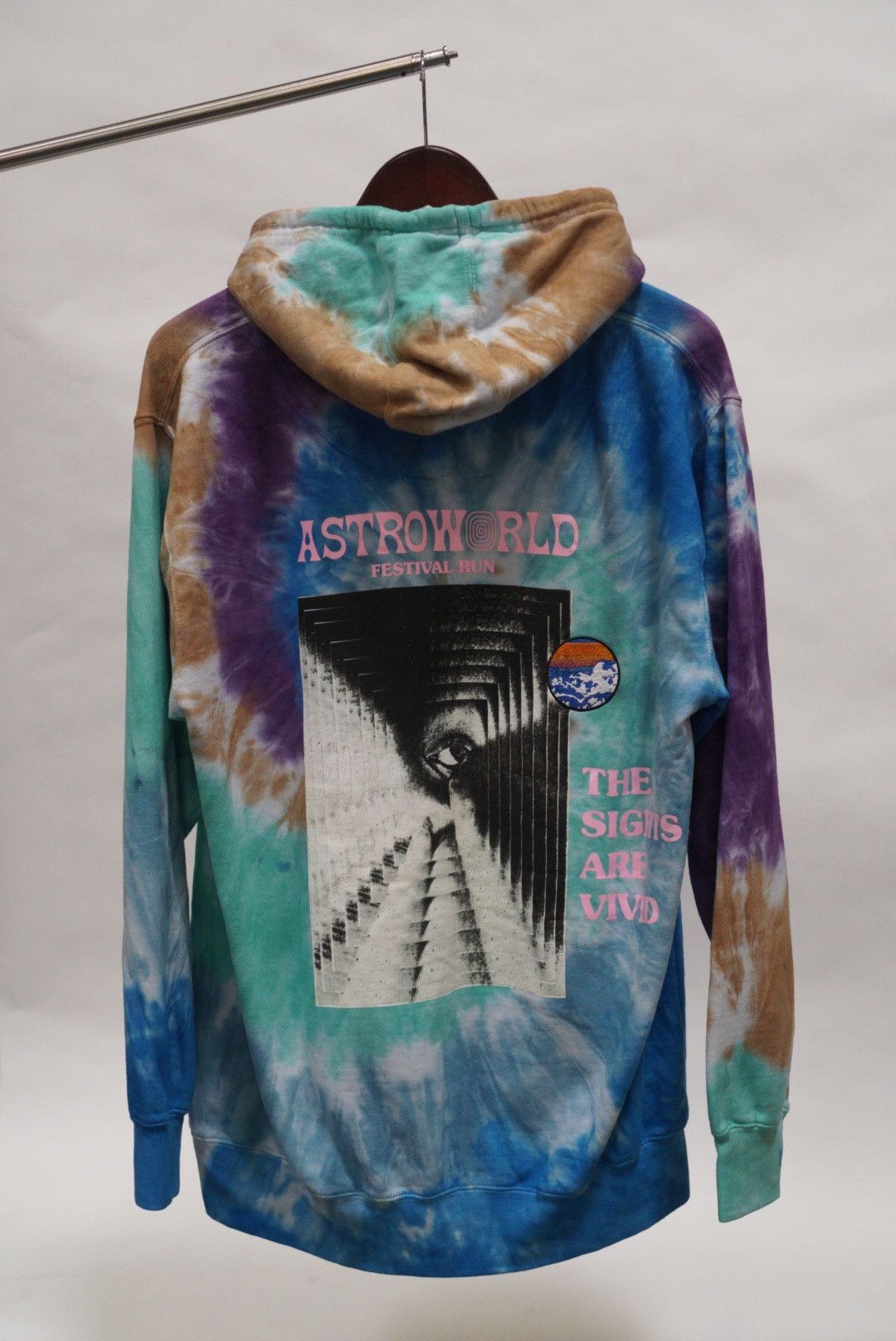 Travis Scott Travis Scott Astroworld Festival Run Hoodie Tie Dye Size US L / EU 52-54 / 3 - 2 Thumbnail