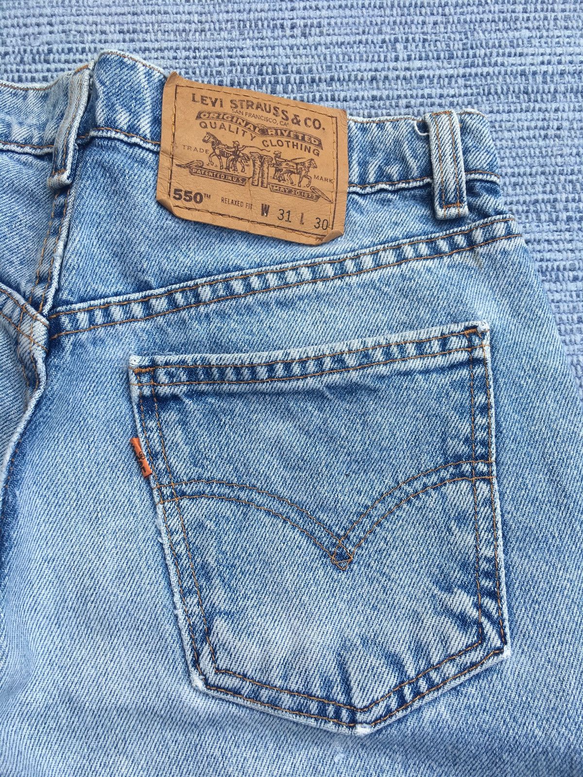Levi's vintage 90s 550 regular fit w31 L30 Size US 31 - 10 Thumbnail