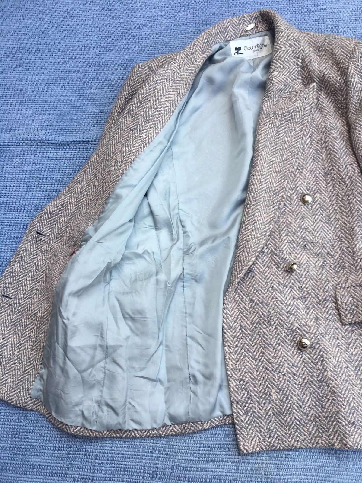 Vintage vintage courreges tweed jacket Size US M / EU 48-50 / 2 - 8 Thumbnail