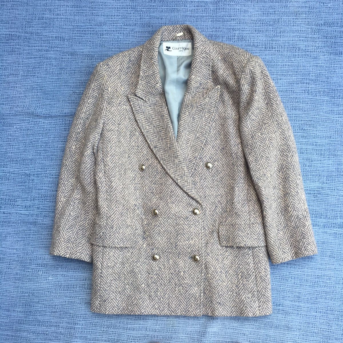 vintage courreges tweed jacket