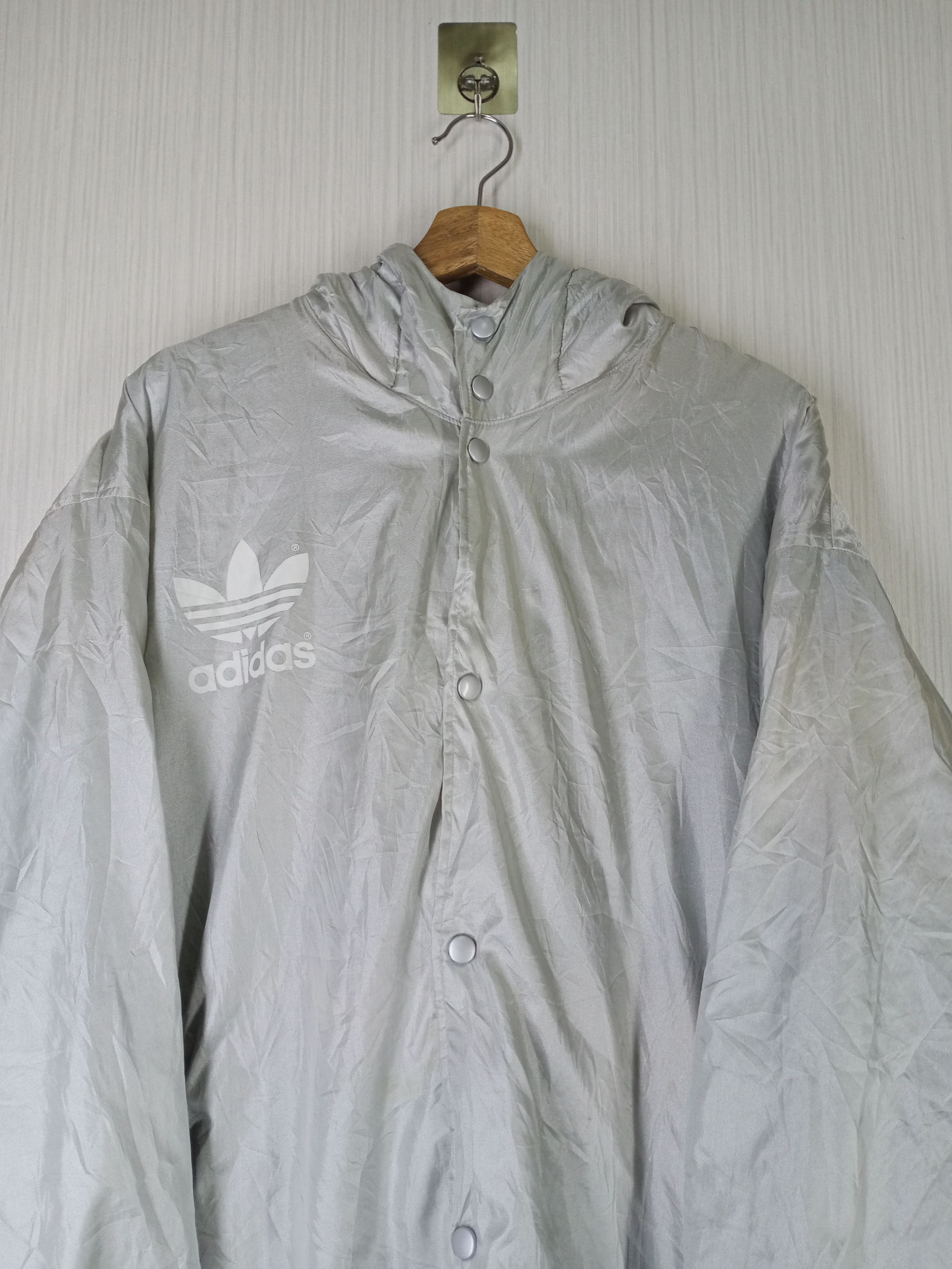 Adidas Rare Vintage 90s Adidas Trefoil Big Logo Winter Jacket Size US XL / EU 56 / 4 - 9 Thumbnail