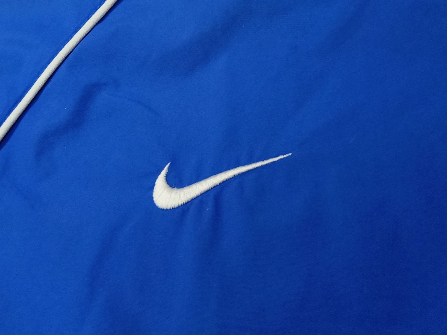 Nike × Vintage NIKE Swoosh Blue Thin Lite Windbreaker Jerseys Size US XL / EU 56 / 4 - 3 Thumbnail