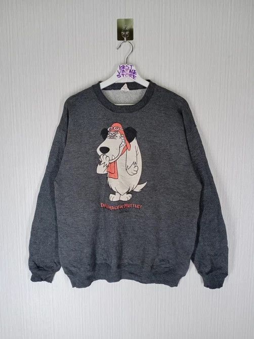 Cartoon Network Vintage 90s Hanna Barbera Wacky Races Sweatshirt Size US L / EU 52-54 / 3 - 1 Thumbnail