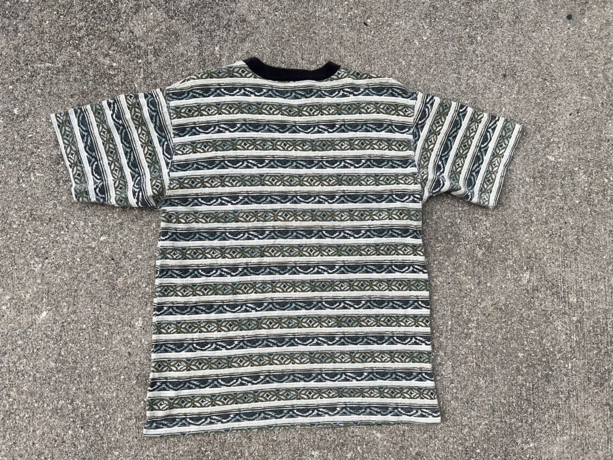 Gotcha × Vintage Vintage 90s Gotcha Striped Pocket t shirt Surf Skate Grunge Size US M / EU 48-50 / 2 - 2 Thumbnail
