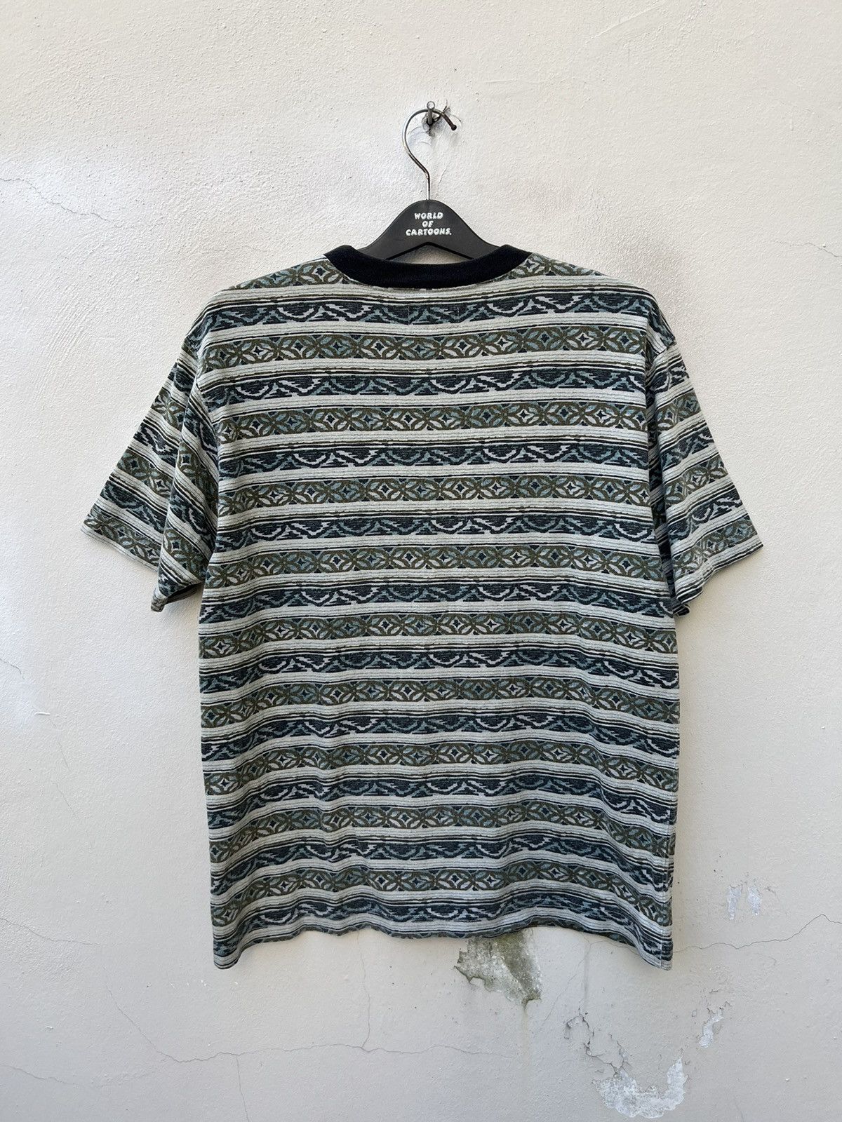 Gotcha × Vintage Vintage 90s Gotcha Striped Pocket t shirt Surf Skate Grunge Size US M / EU 48-50 / 2 - 7 Thumbnail