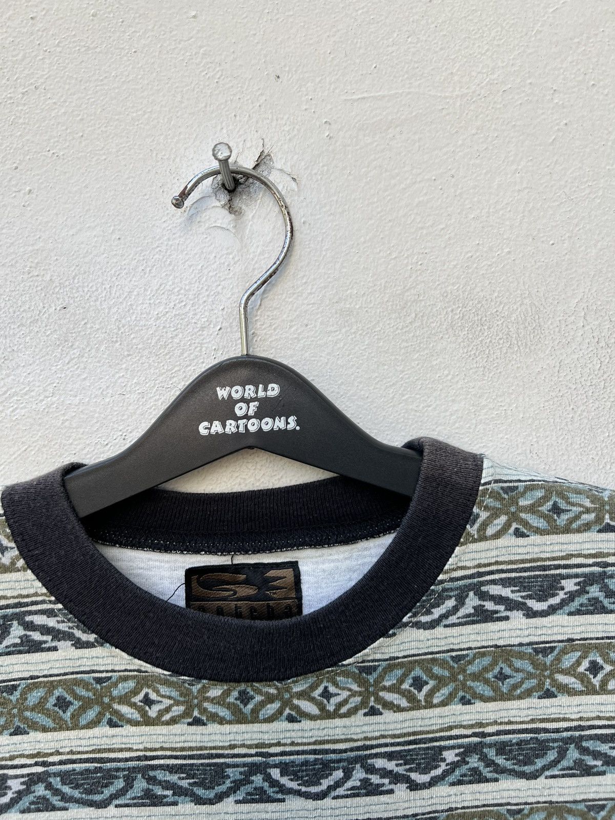 Gotcha × Vintage Vintage 90s Gotcha Striped Pocket t shirt Surf Skate Grunge Size US M / EU 48-50 / 2 - 6 Thumbnail