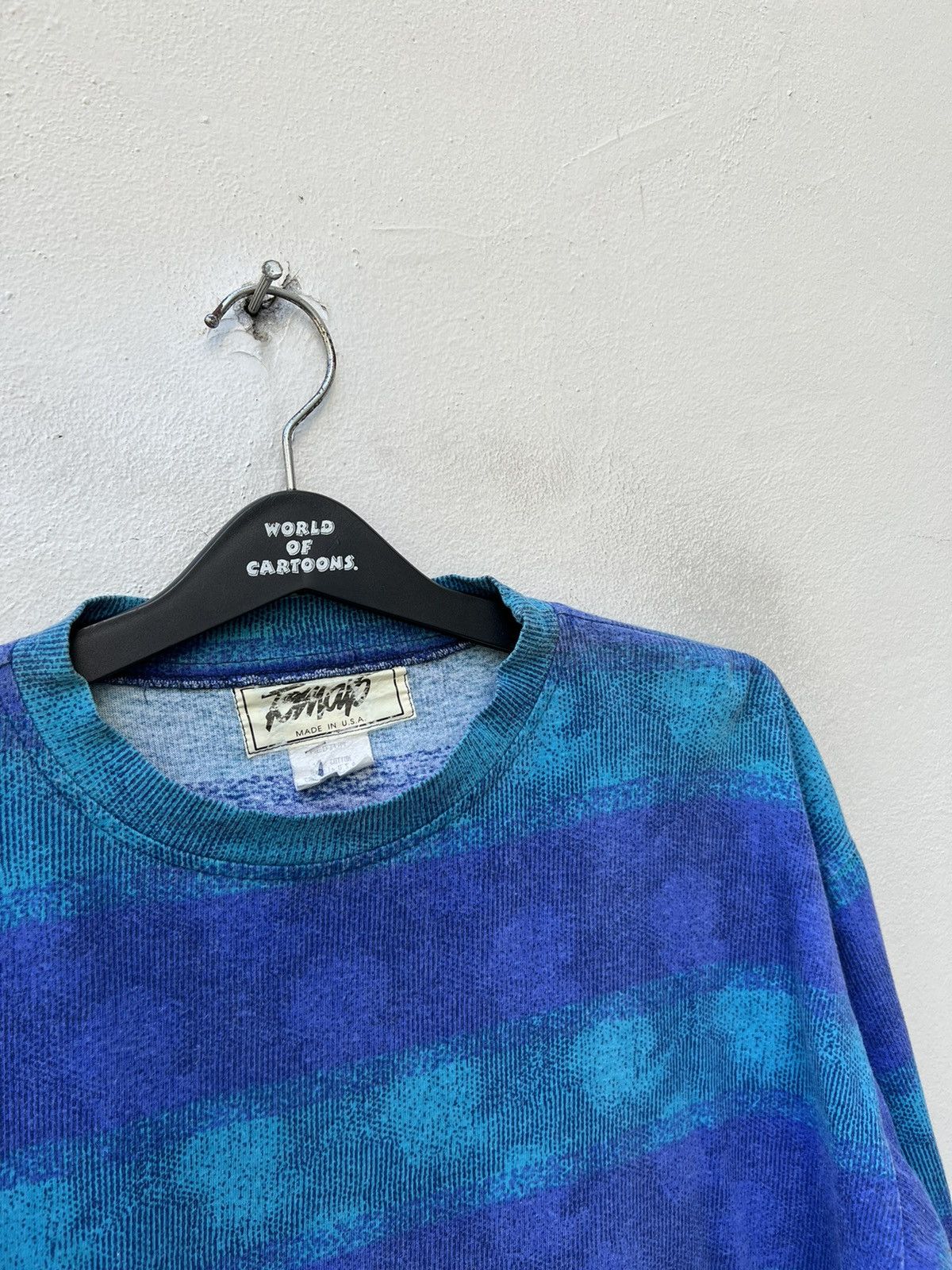 Vintage Vintage 90s TOMATO Usa Border Striped t shirt Surf Skate Size US M / EU 48-50 / 2 - 4 Thumbnail