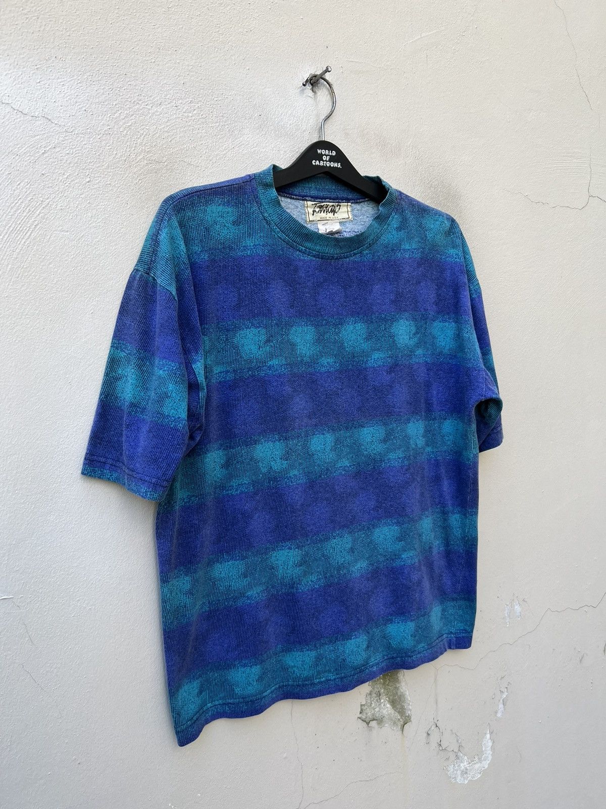 Vintage Vintage 90s TOMATO Usa Border Striped t shirt Surf Skate Size US M / EU 48-50 / 2 - 5 Thumbnail