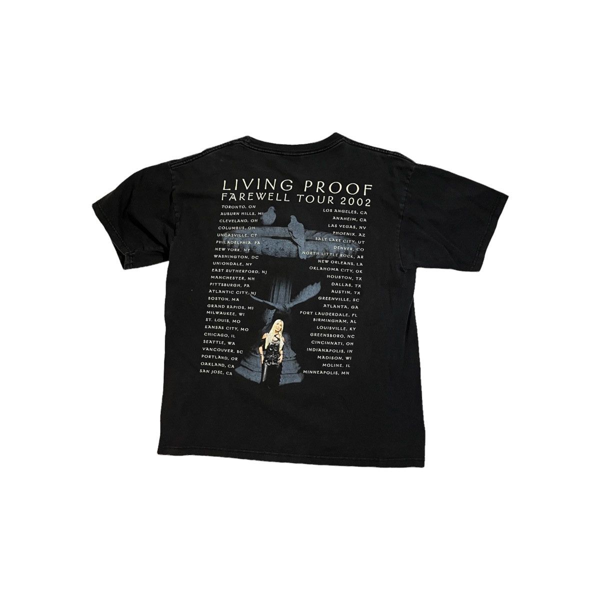 Band Tees 2002 Cher Living Proof Farewell Tour Tee Size US L / EU 52-54 / 3 - 4 Thumbnail