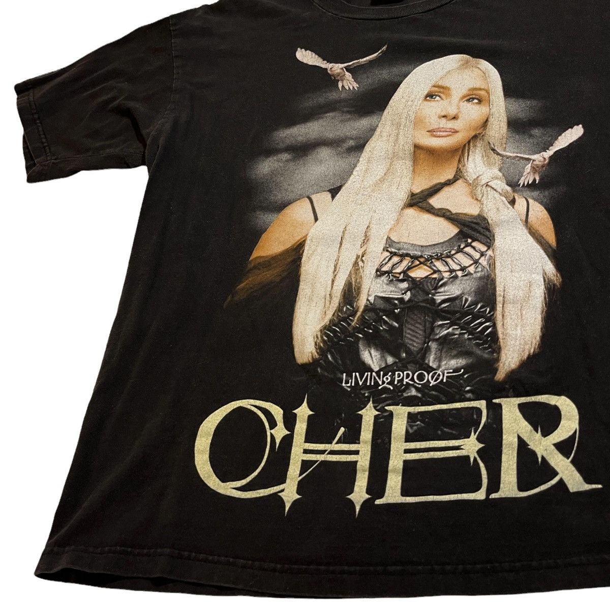 Band Tees 2002 Cher Living Proof Farewell Tour Tee Size US L / EU 52-54 / 3 - 2 Thumbnail