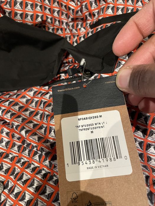 Supreme Red and black patterned rain jacket BNWT | Grailed