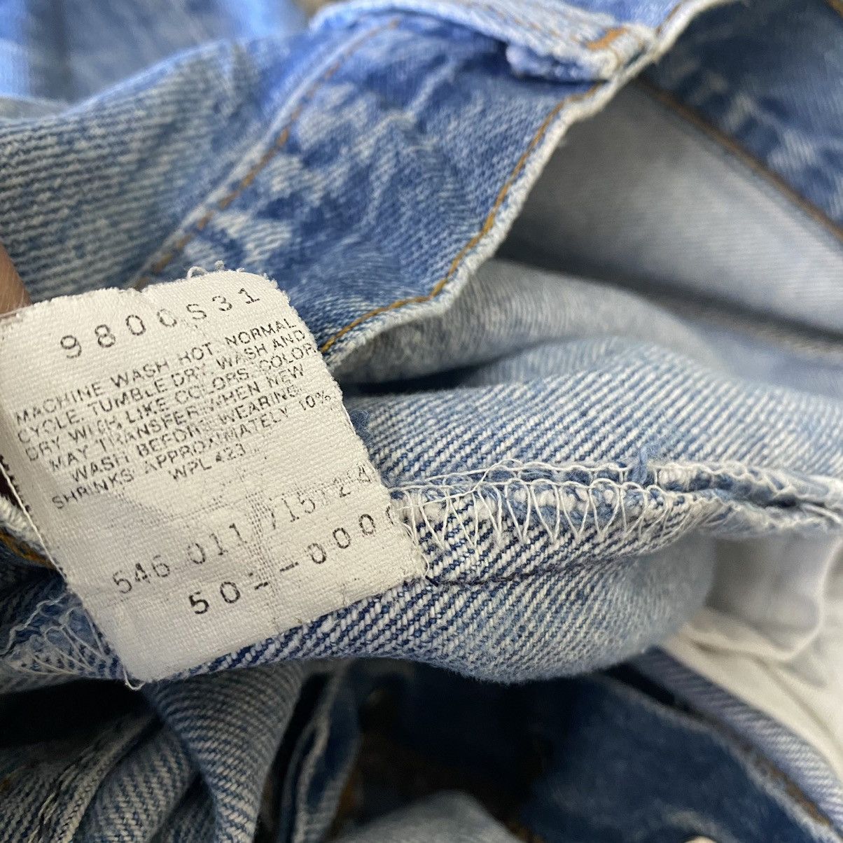 Levi's Vintage 90s Levis 501 Thrashed Jeans 34x30 USA Size US 34 / EU 50 - 20 Thumbnail