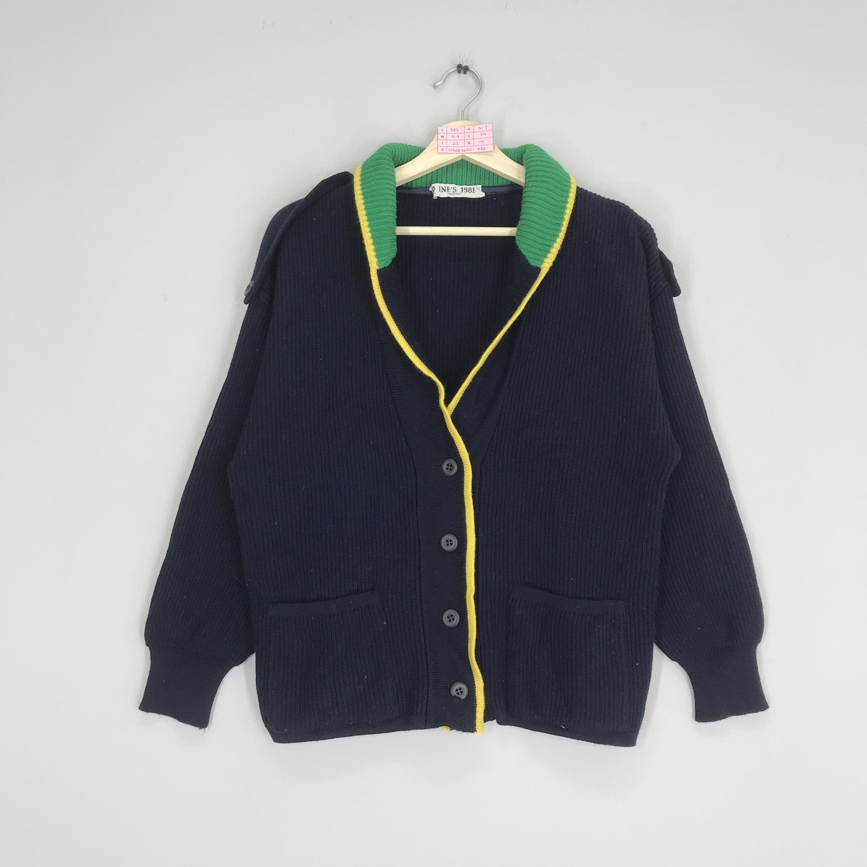 Vintage Ine's 1981 Made In Italy Cardigan Size US M / EU 48-50 / 2 - 1 Thumbnail