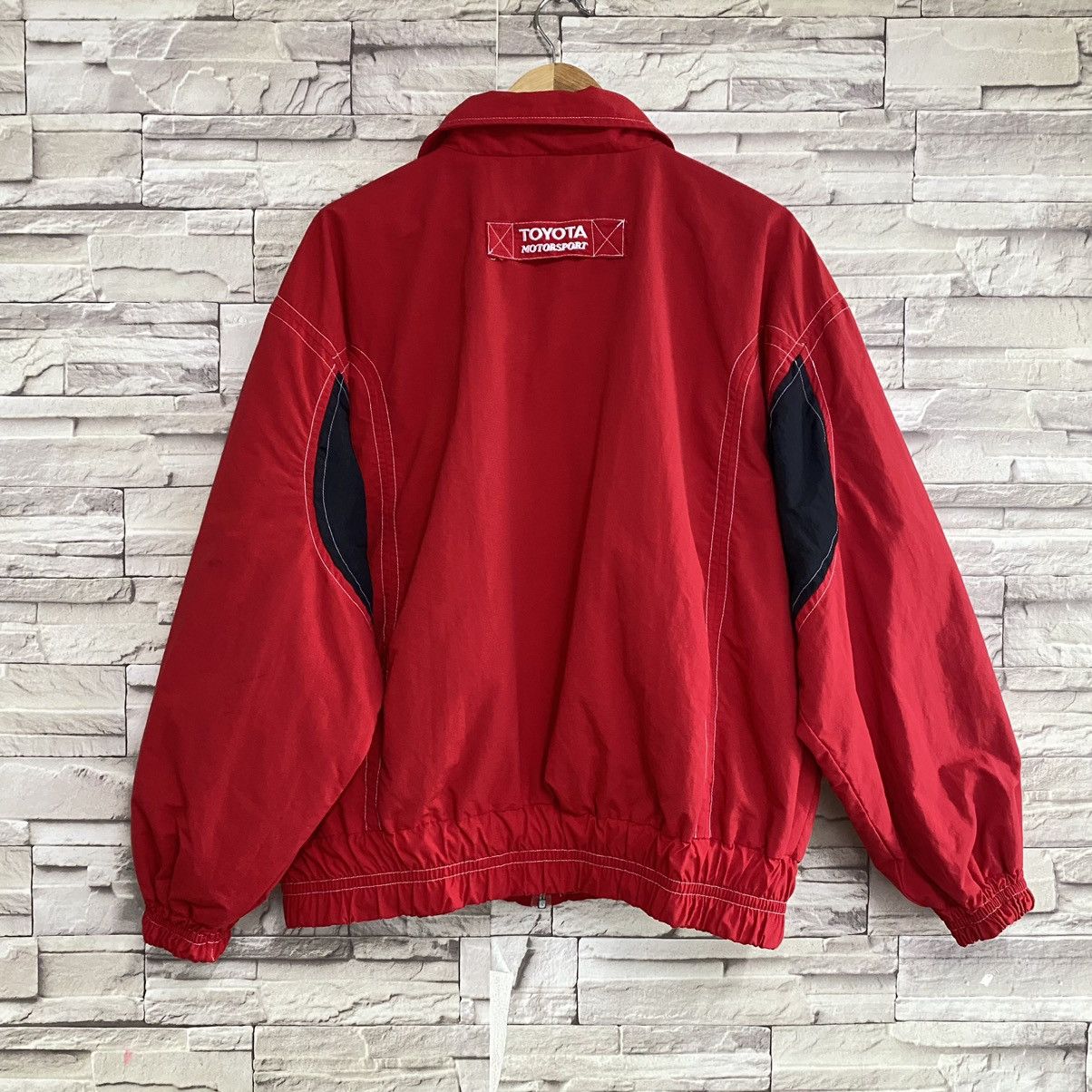 Vintage Vtg Toyota Motorsport Bomber Jacket World Rally Champions Size US L / EU 52-54 / 3 - 9 Thumbnail