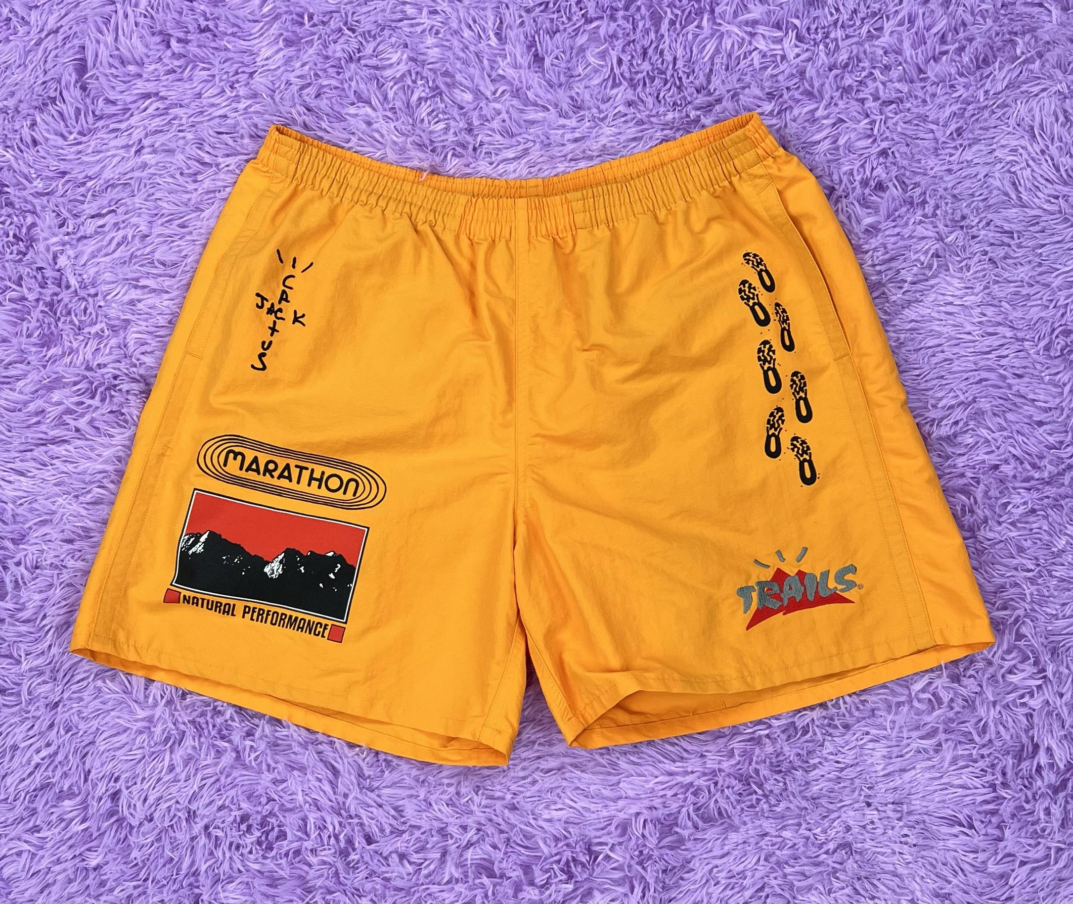 travis scott khaki shorts