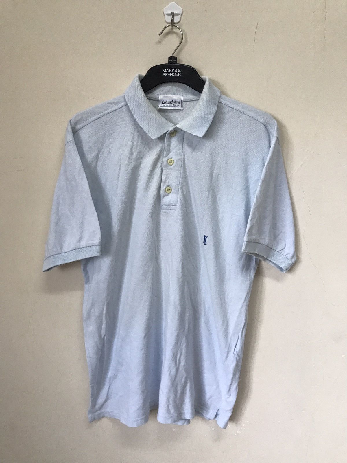 Yves Saint Laurent YSL POLO SHIRT MADE IN ITALY RARE Size US L / EU 52-54 / 3 - 1 Thumbnail