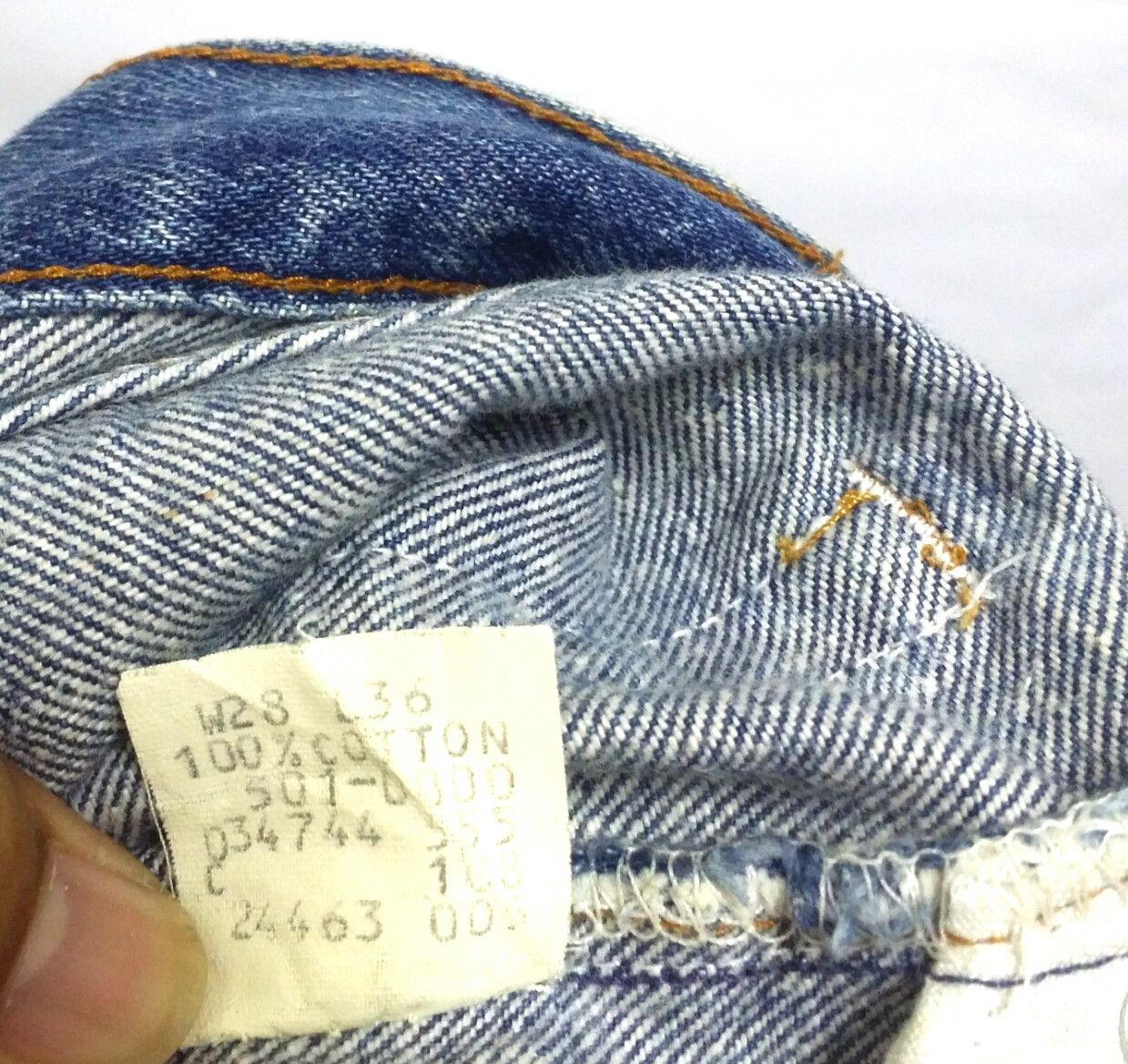 Levi's (J93) LEVIS 501 XX - MADE IN USA Size US 28 / EU 44 - 2 Thumbnail